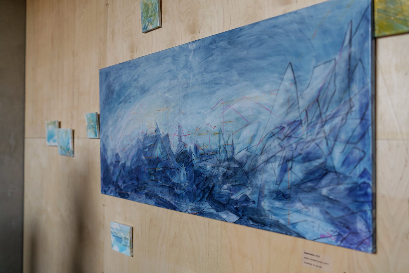 Painting installation detail